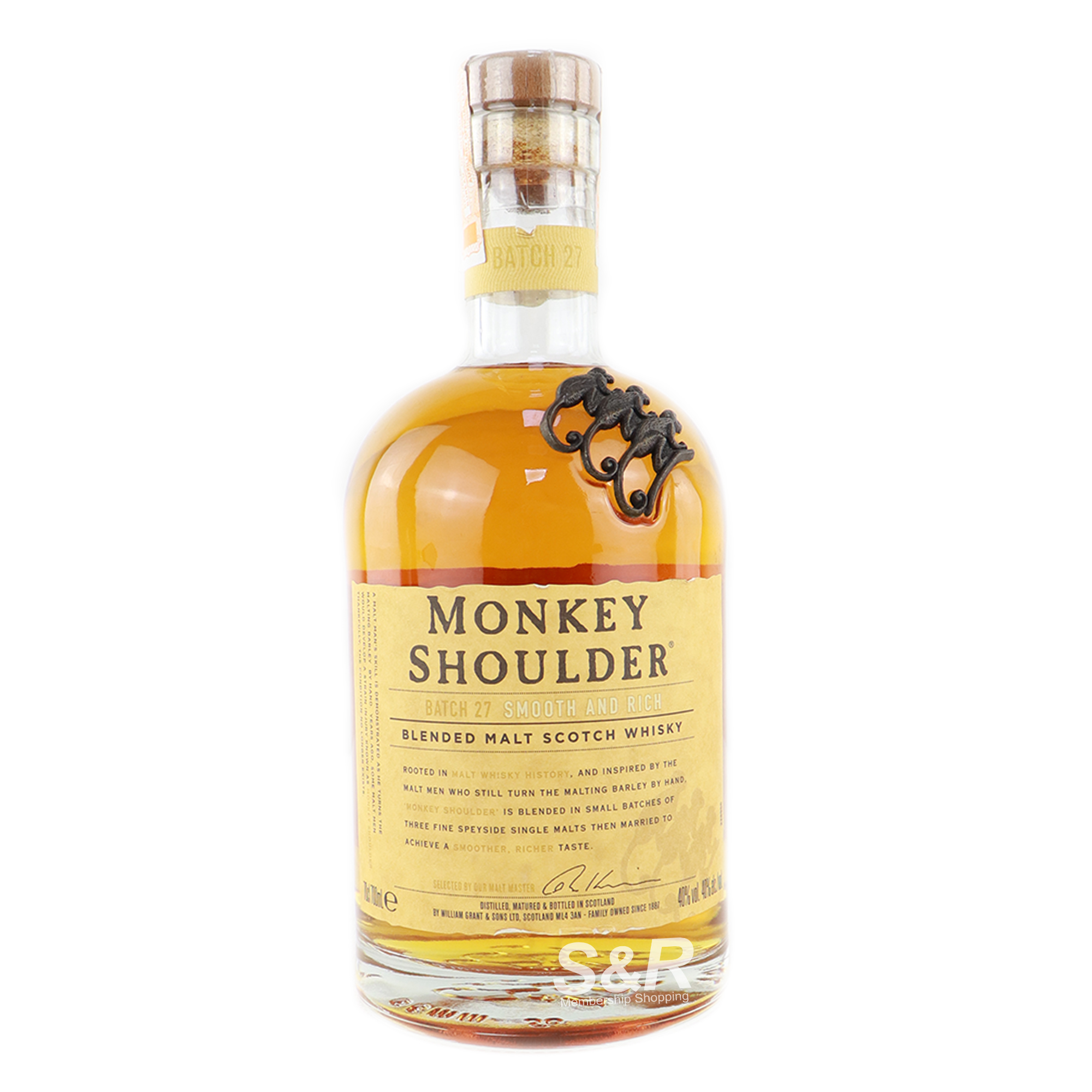 Monkey Shoulder Blended Malt Scotch Whisky 700mL